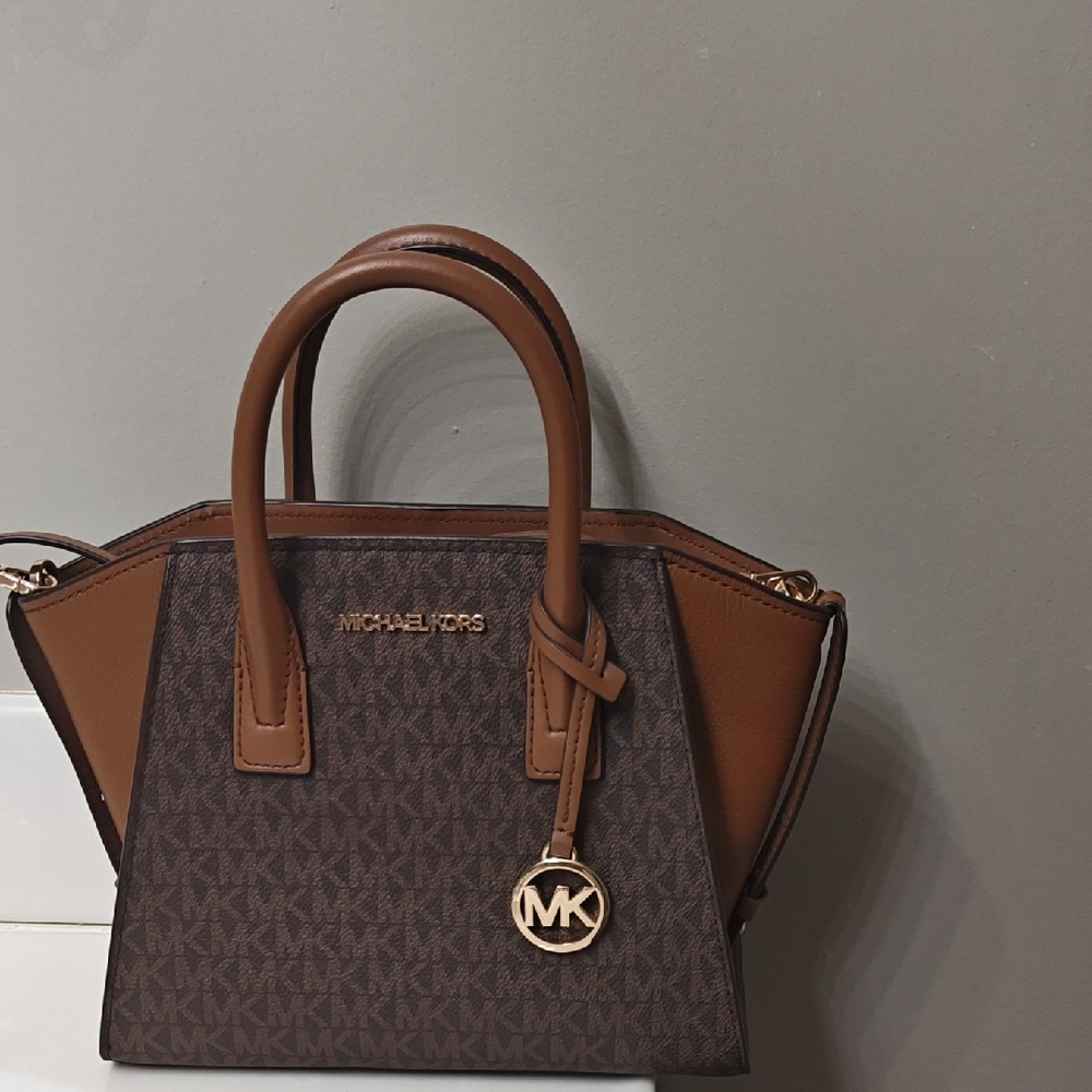 Michael Kors Signature Brown Satchel